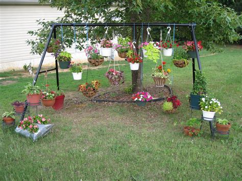 swing set using old skid steer|wooden swing set ideas.